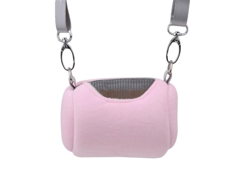 Pet Cage Cylinder Design Soft Travel Carrier For Squirrel Hamster Carousel 1