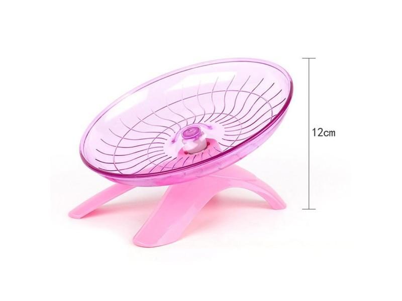 Pet Hamster Squirrel Mouse Running Disc Exercise Wheel Carousel 1