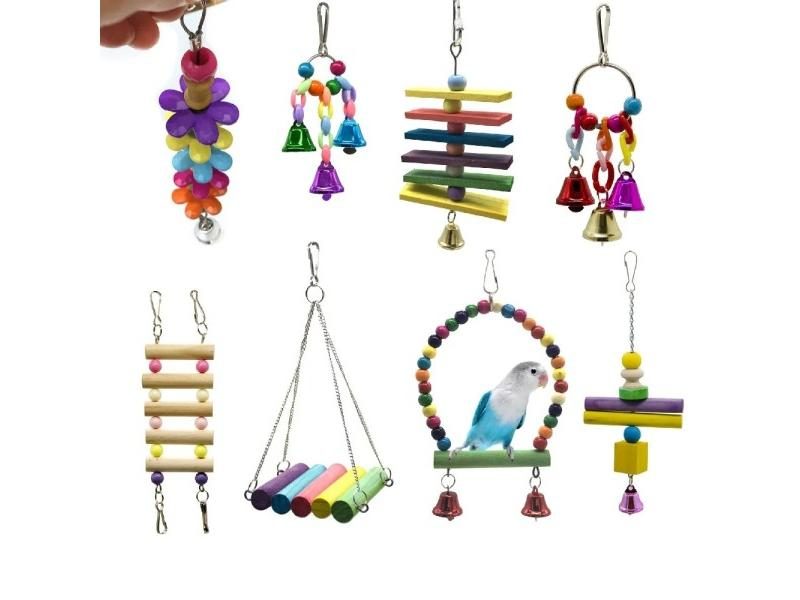1 Pcs Bird Bite Hanging Ornaments Bird Supplies Attachment Training Supplies Carousel 2