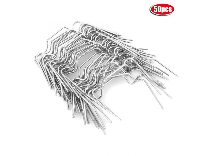50Pcs Stainless Steel Glazing Clips Thick Greenhouse Glazing Clips Tool "W" Carousel 1