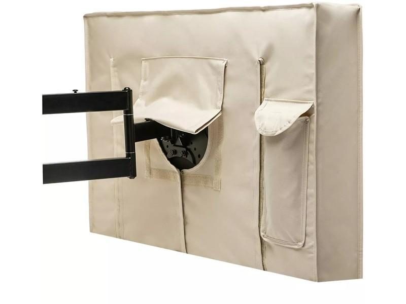22 "To 75" Outdoor Tv Screen Dust Jacket High Quality Oxford 600D Black Beige Carousel 2