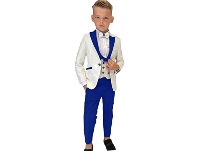 Paisley Classic 3 Piece Boy's Tuxedo Outfit For Party Carousel 2