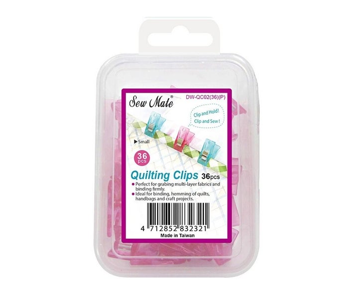 Sew Mate Quilting Clips Small - Pink 36pcs Carousel 1