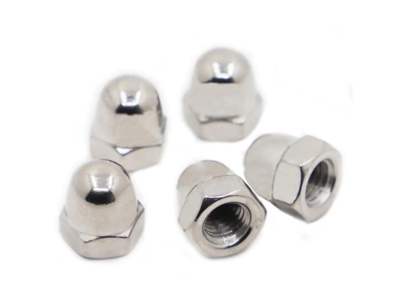 DIN1587 304 Stainless Steel Hex Cap Nut Domed Nuts For Decrotive M3 M4 M5 M6 M8 Carousel 1