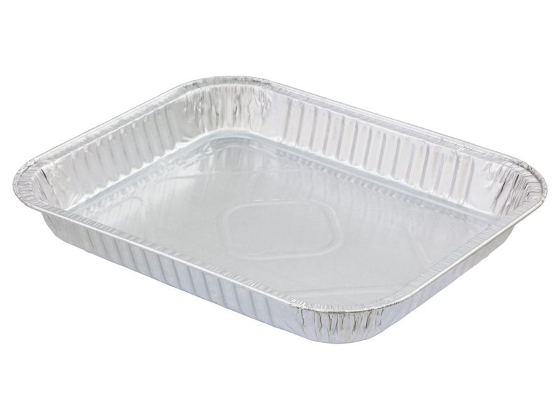 10 Pack Large Kiwi BBQ Foil Tray Containers - 2500ml - 32cm x 26cm x 4cm Carousel 2