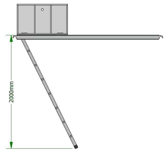 Ringlock Platform With Hatch and Ladder 2.57m Carousel 9