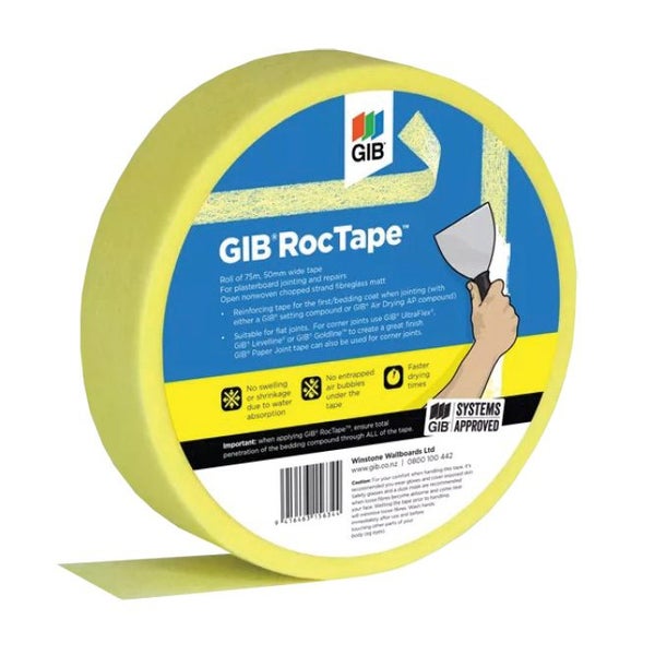 GIB Roc Tape 50mm x 75m Carousel 1