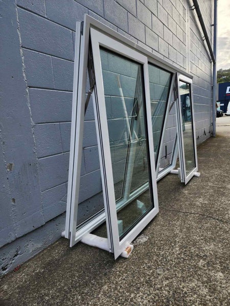 NEW THERMALLY BROKEN WHITE ALUMINIUM DOUBLE GLAZED WINDOW:1000HX2400W Carousel 2