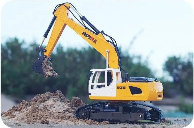 RC excavator Digger, HUINA 1516, 1:24, Rechargeable,6CH. Carousel 1