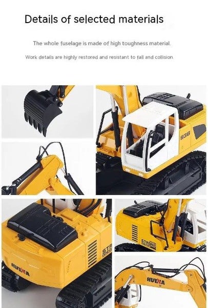 RC excavator Digger, HUINA 1516, 1:24, Rechargeable,6CH. Carousel 2