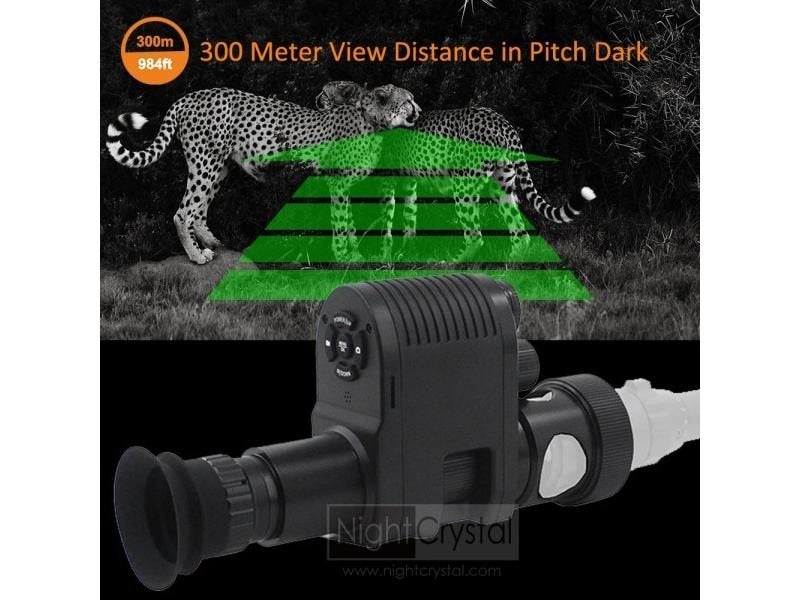 Digital Night Vision Scope Attachment Integrated 720p Video Record IR Camera Carousel 1