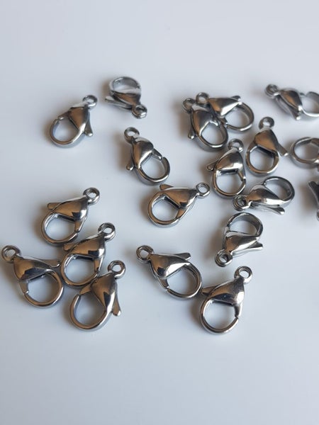Stainless Steel Lobster Clasps x20 Carousel 1
