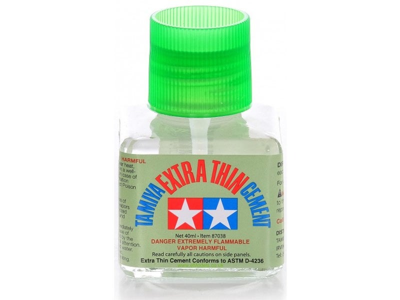 Tamiya 87038 Extra Thin Cement 40ml Carousel 1