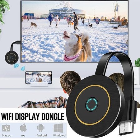 2.4G 5G Wireless HDMI-compatible Display Dongle for TV 4K WiFi Streaming Device Carousel 1