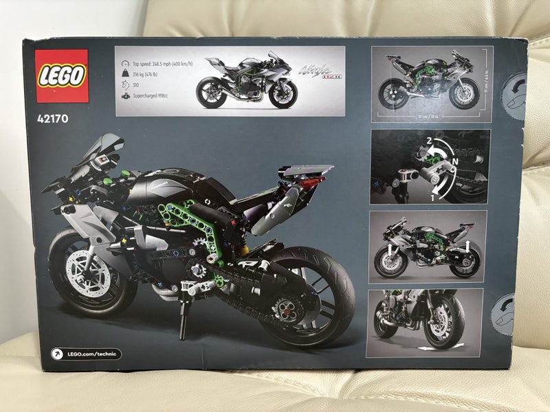 LEGO Technic 42170 - Kawasaki Ninja H2R Motorcycle ~Ping availabe! Carousel 2