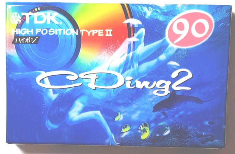 TDK QUALITY! Buy 1 or many! CDing-2 90min Type II Blank Audio Cassette Tape! Carousel 1
