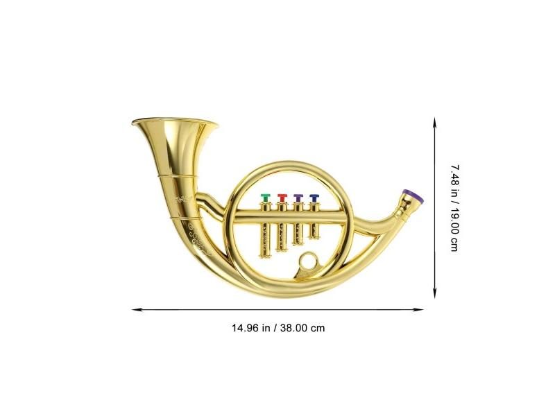 Musical Instruments Toy Small French Trumpet Saxophone Horn For