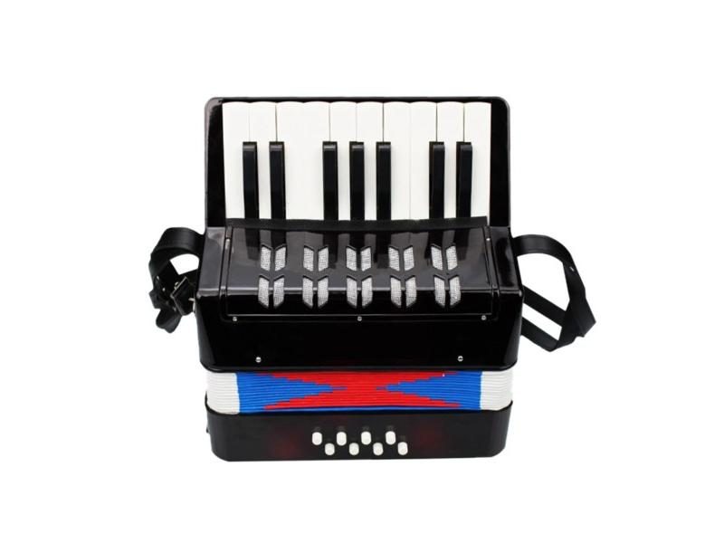 17-Key 8 Bass Mini Small Accordion For Kids/Birthday Gift/Student Beginner Carousel 1