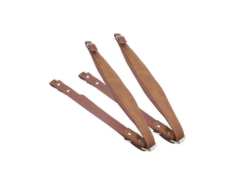 Soft Leather Accordion Straps Adjustable For 16-120 Bass Accordions Carousel 1