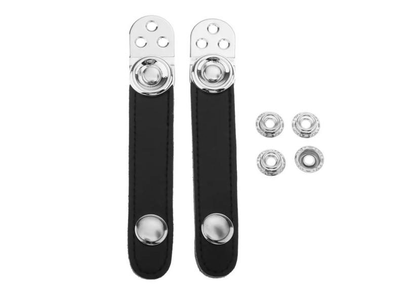2 Pieces PU Leather Accordion Bellows Strap Holder Clasp Straps Accordion Carousel 1