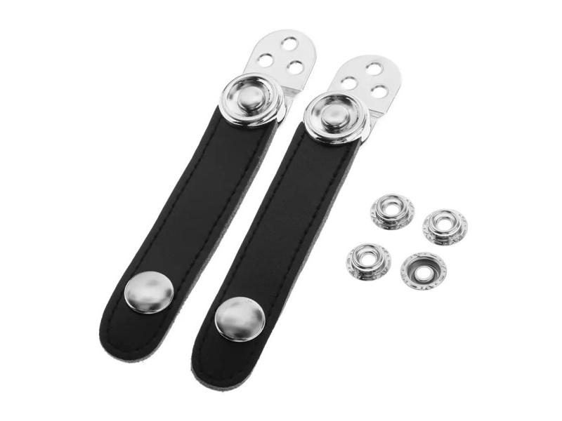2 Pieces PU Leather Accordion Bellows Strap Holder Clasp Straps Accordion Carousel 1