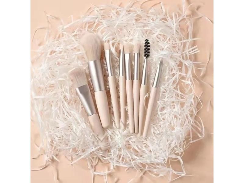 8 Piece Professional Makeup Brush Kit For Eye Shadow Foundation Etc. Carousel 2