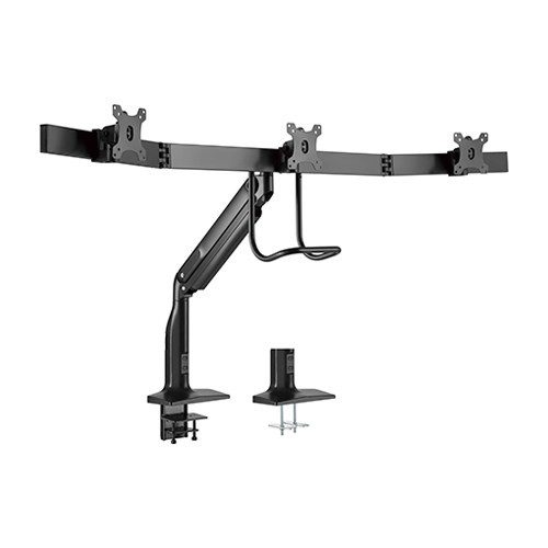 Brateck Triple Monitors Select Gas Spring Aluminum Monitor Armt Fit Most Scre... Carousel 1