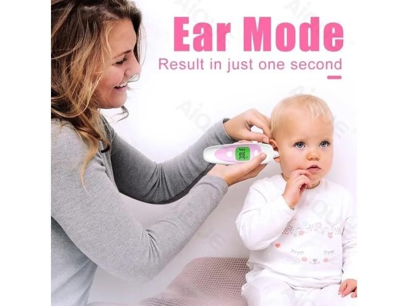 YASEE Ear Frontal Medical Thermometer Fast Fever Clinical Digital Febril Baby Carousel 1