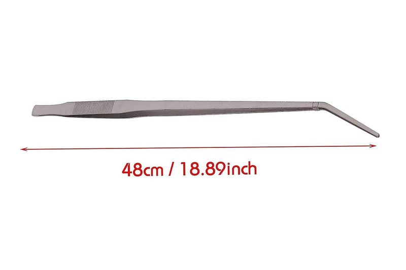 18.9 Inch Extra Long Stainless Steel Curved Tip Tweezer For Aquarium Fishtank, R Carousel 3