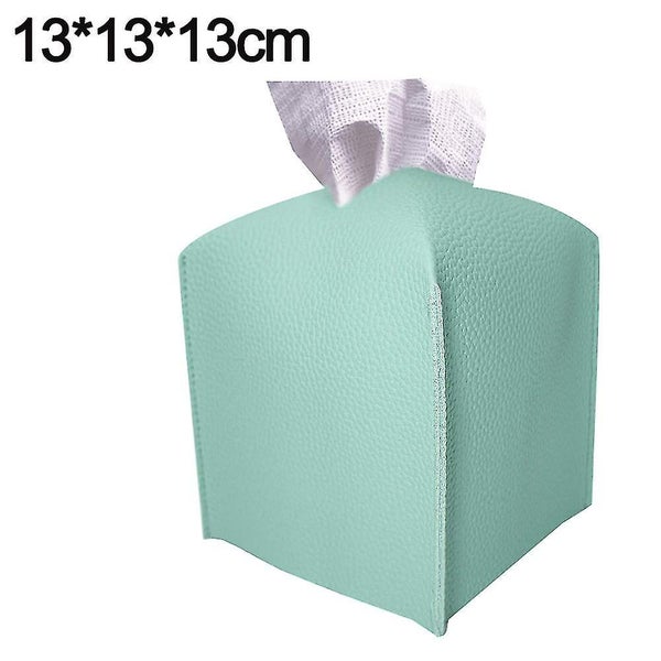 Simple And Fashionable Household Tissue Bag Leather Tissue Storage Carousel 2