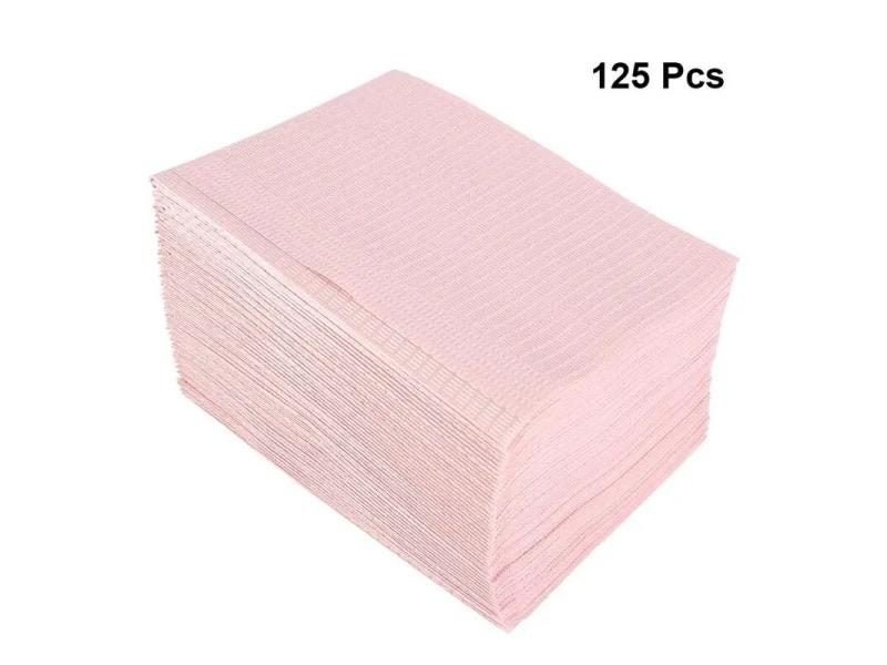 125Pcs/Pack Nail Art Table Mats Disposable Clean Pads For Nail Care Polish Carousel 2