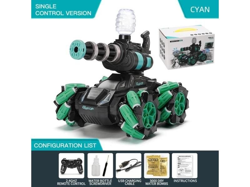Rc Tanks 2.4G Spray Water Bomb Armored Vehicle High Speed Water Bombs Induction Carousel 1