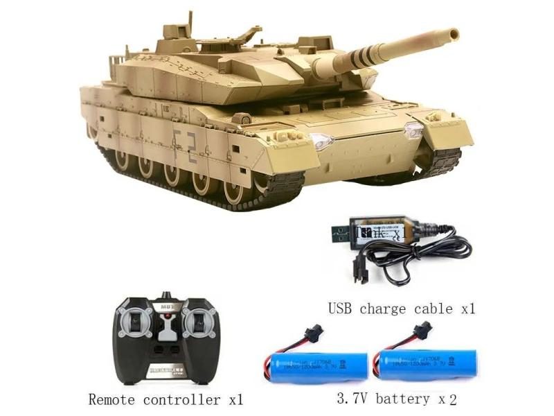 RC Tank 1/20 9CH 40CM Camouflage 27Mhz Infrared Electric Toy For Boys Birthday Carousel 1