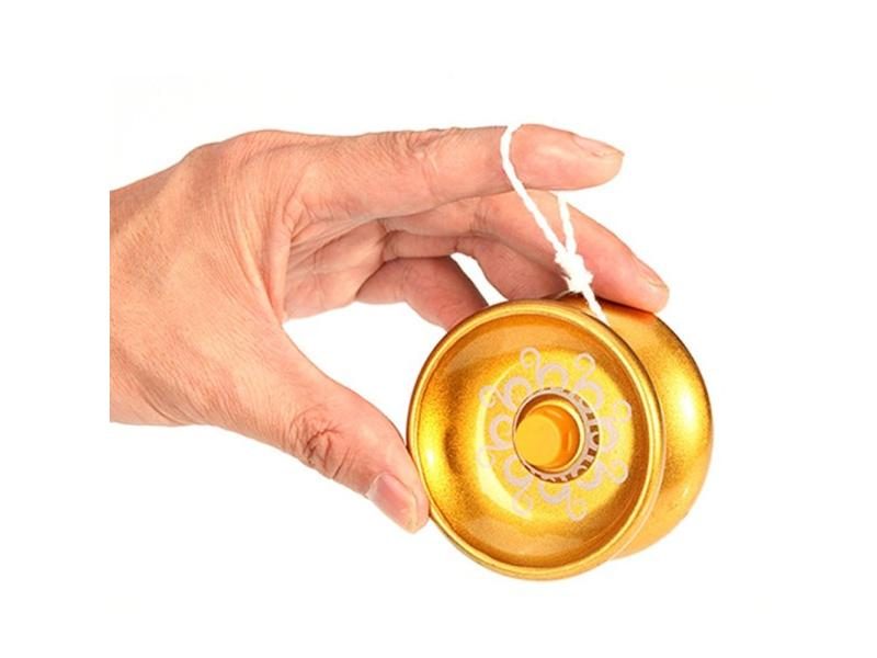 1 Piece Alloy Professional YoYo Ball Magic Orbis Auldey Diabolo Juggling Toys Carousel 2