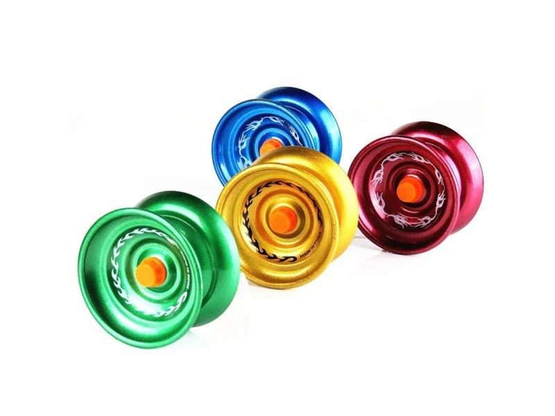 1 Piece Alloy Professional YoYo Ball Magic Orbis Auldey Diabolo Juggling Toys Carousel 1