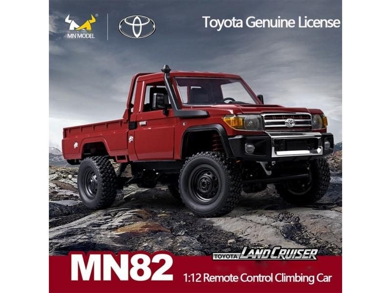 MN82 1:12 Full Scale Pick Up Truck 2.4G 4WD Off-road Crawler RC Car Carousel 2
