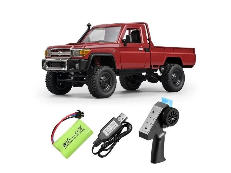 MN82 1:12 Full Scale Pick Up Truck 2.4G 4WD Off-road Crawler RC Car Carousel 1