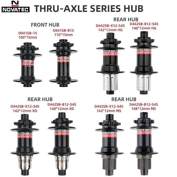Novatec MTB Hub 32 Holes HG MS XD Bicycle Cube D041SB D442SB Boost Carousel 2