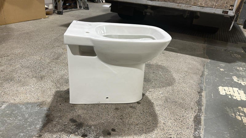 As New: Roca Toilet pan, porcelain, against the wall, floor mounted Carousel 2