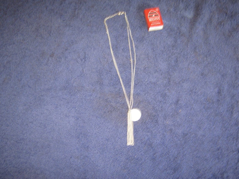 Silver Necklace - very fine silver chain Carousel 1