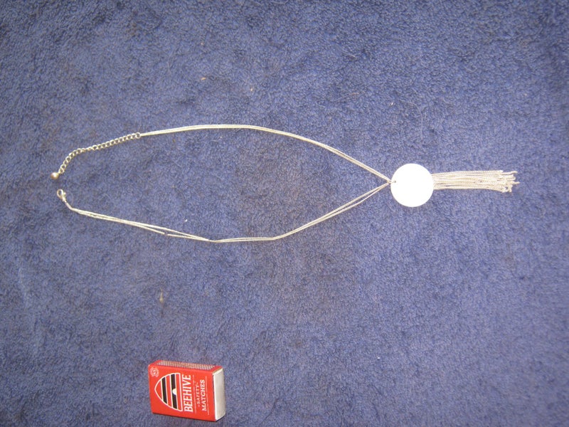 Silver Necklace - very fine silver chain Carousel 2