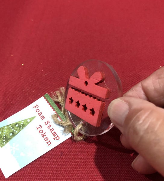 Craft Creations Christmas Foam Stamps Hanging Ornaments set of 6 GR15-16-Set C Carousel 7