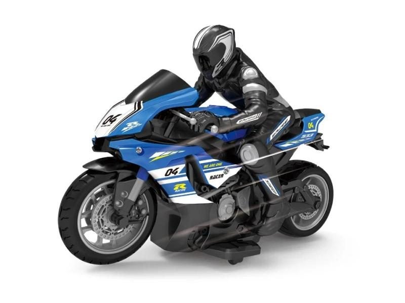 1 10 2.4G 4Ch Electric Drift RC Motorcycle For Boys Kids Gift Carousel 1