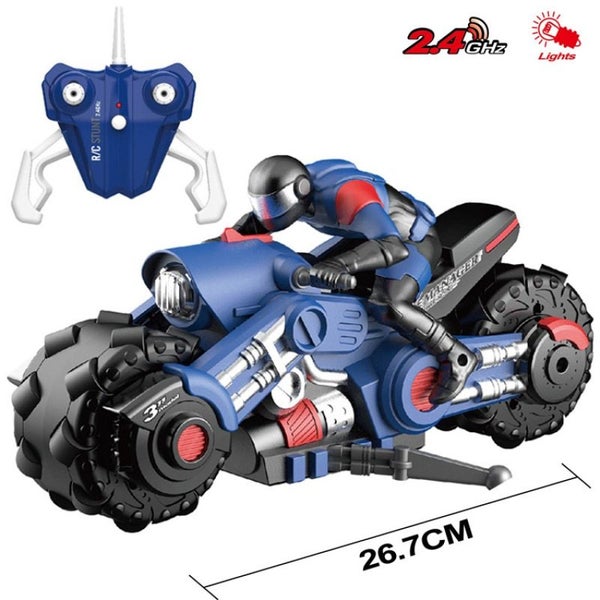 Remote Control Stunt Motorcycle Racing Drift Car With Light 2.4G High Speed Carousel 1
