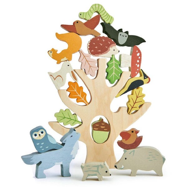 Tender Leaf Toys Stacking Forest Carousel 1