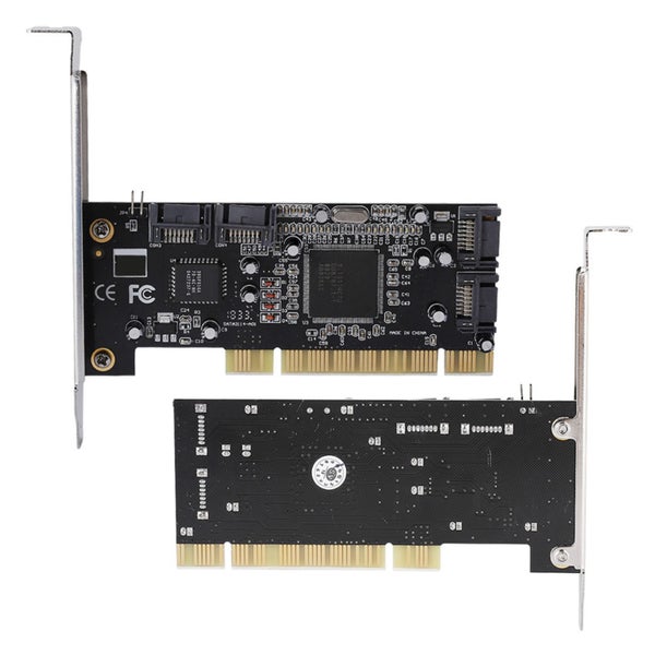 PCI to 4 Internal SATA Port 1.5Gbps Sil3114 Chipset for RAID Controller Card Carousel 3