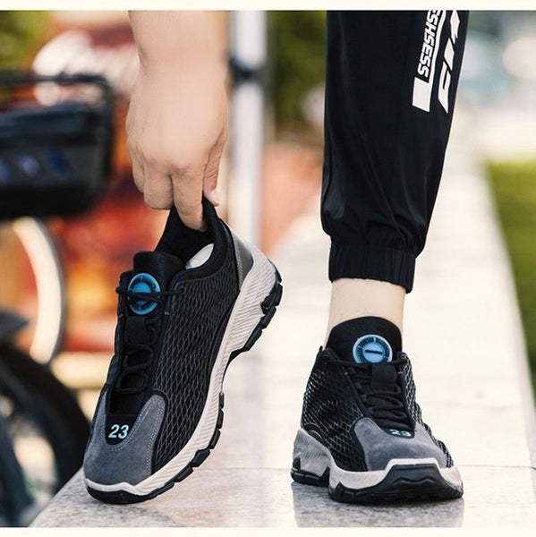 Mens Slip On Walking Shoes Lightweight Breathable Non Slip Running 8-13 Carousel 3