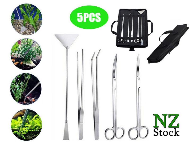 Aquarium Aquascaping Tools Kit Stainless Steel Carousel 1