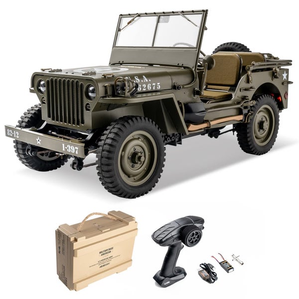 High-Quality 1/12 RC Jeep: Realistic, 4x4 Crawler Fun! Carousel 1
