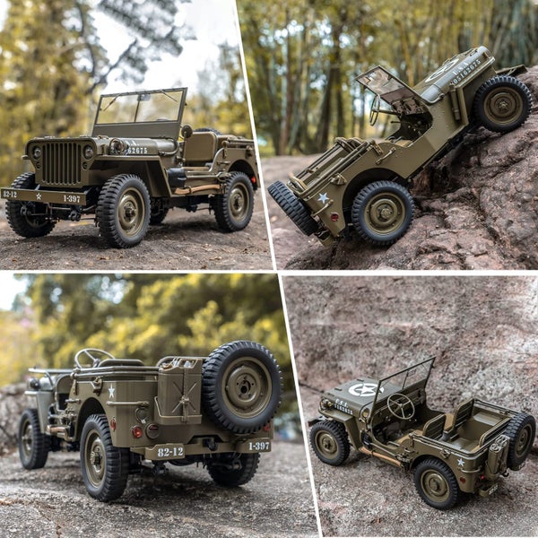 High-Quality 1/12 RC Jeep: Realistic, 4x4 Crawler Fun! Carousel 6